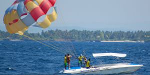 Parasailing in Andaman Islands